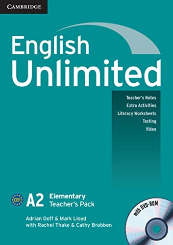 English Unlimited A2 Elementary: Elementary. Teacher’s Pack (Teacher’s Book + DVD-ROM)
